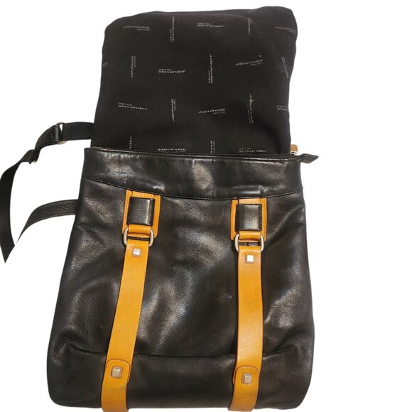 Derek Alexander Leather Black Cross Body - Picture 2 of 9
